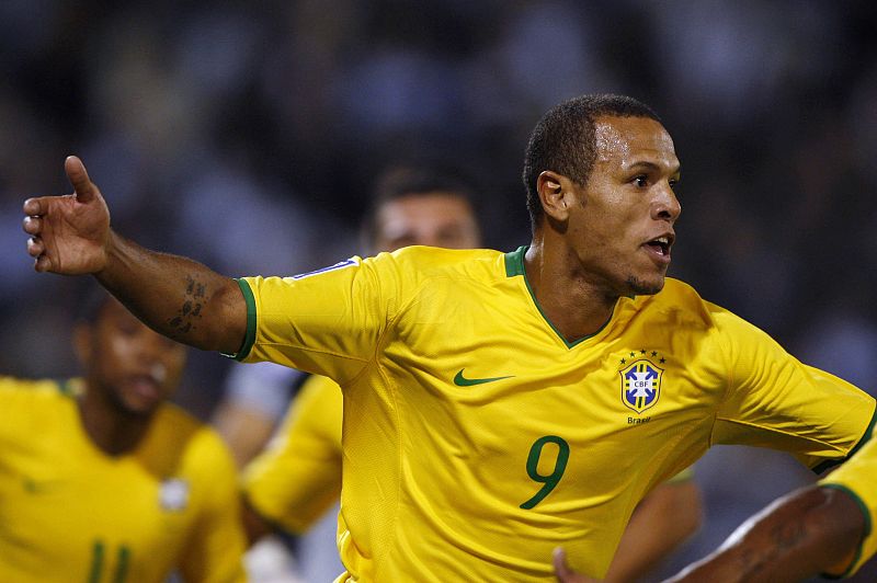 El sevillista Luis Fabiano llegará al Mundial en plena madurez. Todo un seguro para la delantera brasileña.