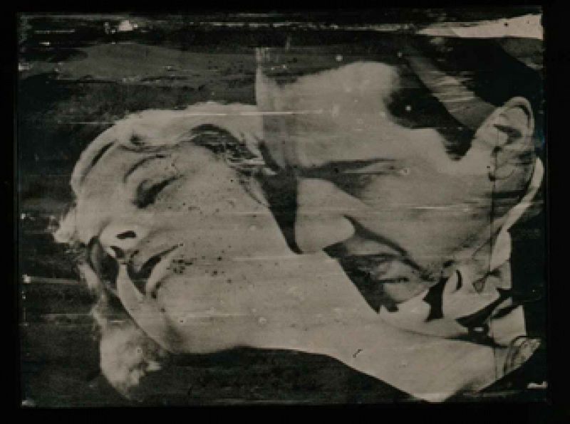 Andy Warhol. "El beso" (Bela Lugosi), 1963
