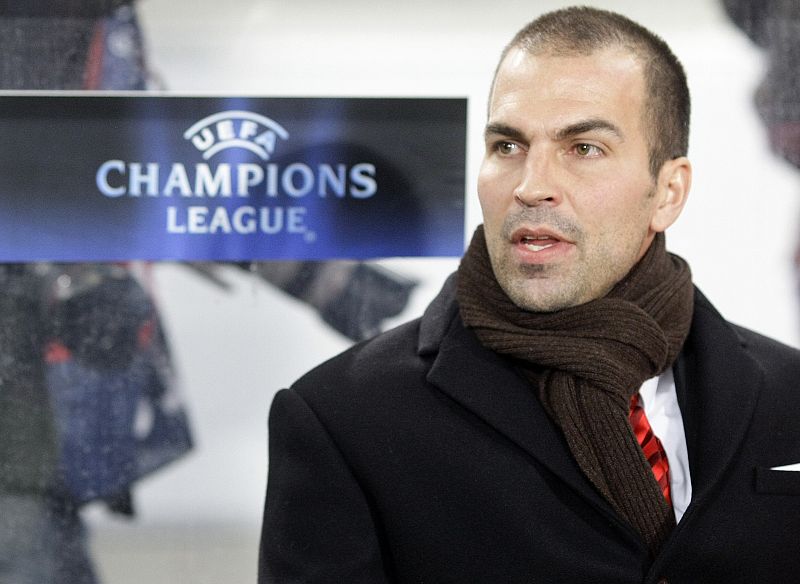 Markus Babbel, entrenador del Stuttgart, durante el partido ante el Sevilla.