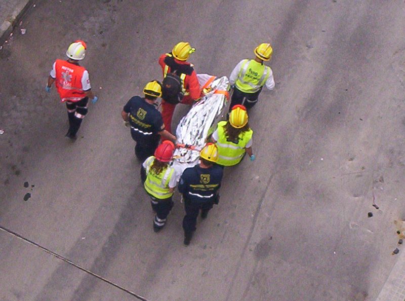 Derrumbe de un edificio en Palma