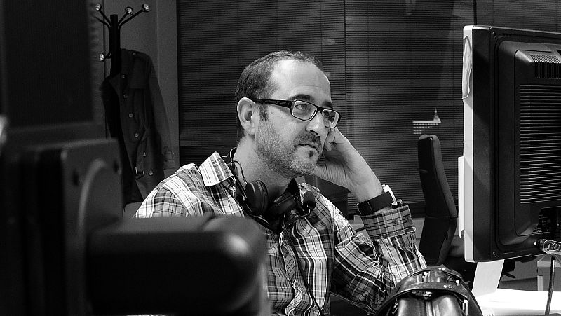 Rafa Lobo, en pleno trabajo.