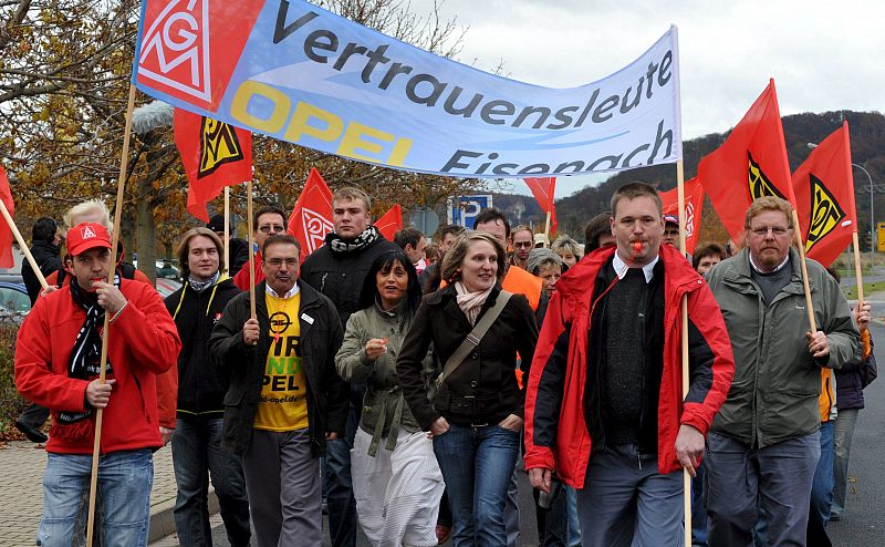 HUELGA DE TRABAJADORES DE OPEL EN ALEMANIA