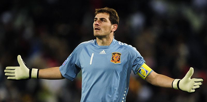 Casillas, durante la Copa Confederaciones, que se celebró en Sudáfrica el pasado mes de junio.