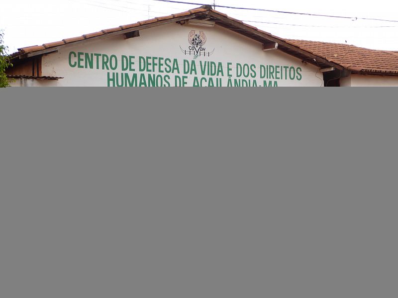 Local de una ONG en Açailândia, en el sur del estado de Maranhâo