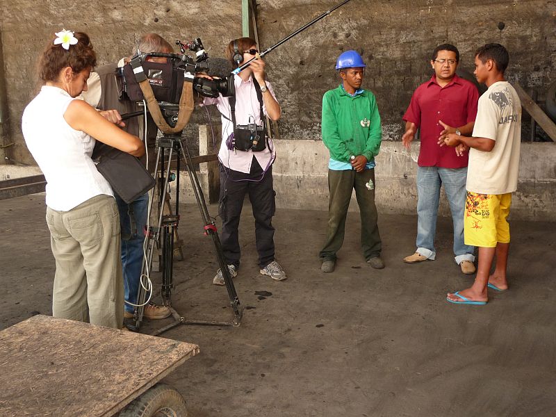 Carboneria donde trabajan esclavos liberados