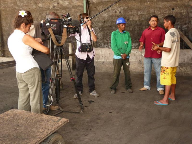 Carboneria donde trabajan esclavos liberados