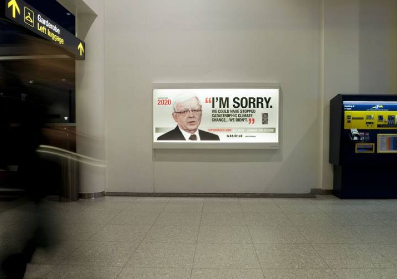 El primer ministro australiano, Kevin Rudd. Junto al mensaje de disculpa de los 'envejecidos' líderes políticos n los anuncios también se lanza un reto: "Actúa ahora: cambia el futuro".