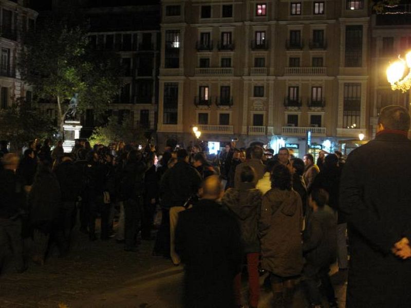  La concentración de Madrid frente al Ministerio de Cultura se ha celebrado de forma pacífica. 