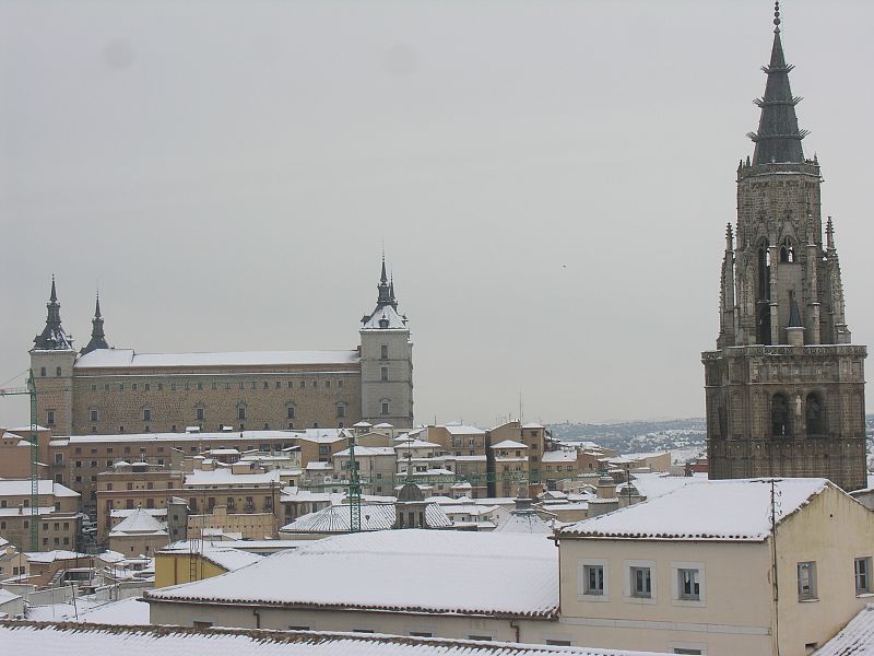 Nieve en Toledo