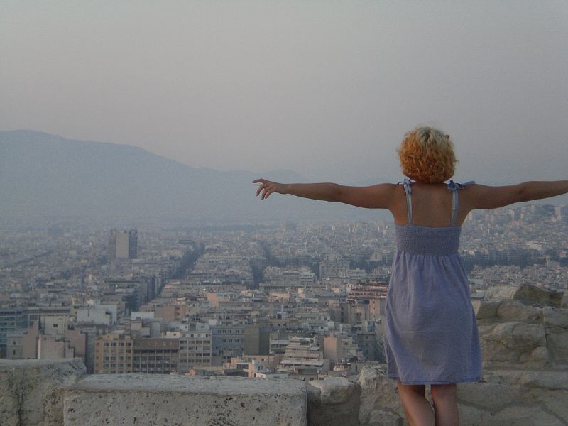 Athens summer 2009. Representing the freedom - of life, of love, of travelling...