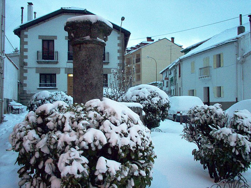 Nevada en San Rafael (Segovia)