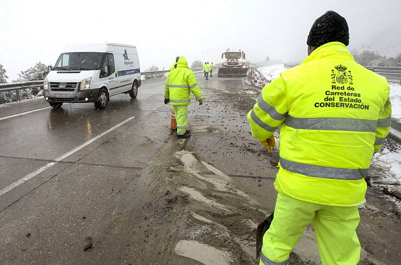 NIEVE EN CARRETERAS