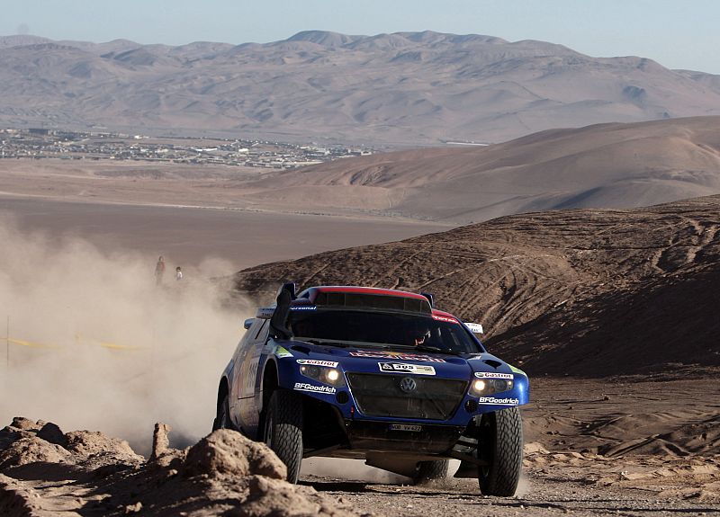 El piloto qatarí Nasser Al Attiyah, uno de los rivales de Carlos Sainz.