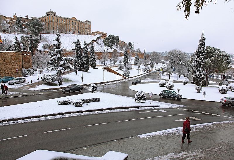 Nieve en Toledo