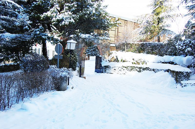 Nevada en Las Navas Del Marques provincia de Ávila