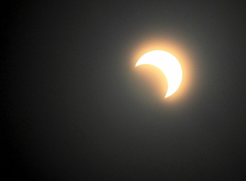 VISTA DEL ECLIPSE ANULAR MÁS LARGO DEL MILENIO