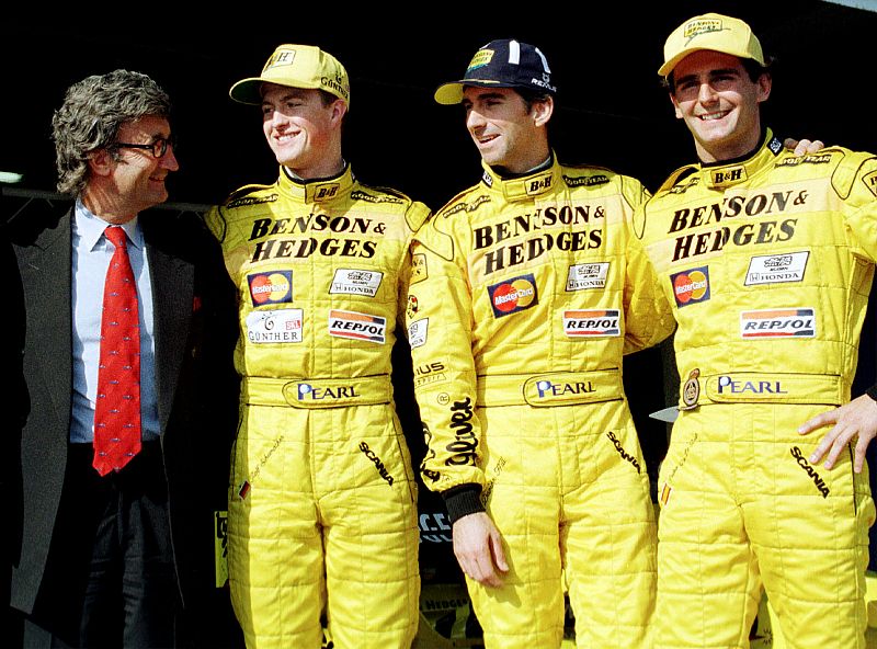 El catalán debutó en 1998 como probador de Jordan junto a Ralf Schumacher y Damon Hill