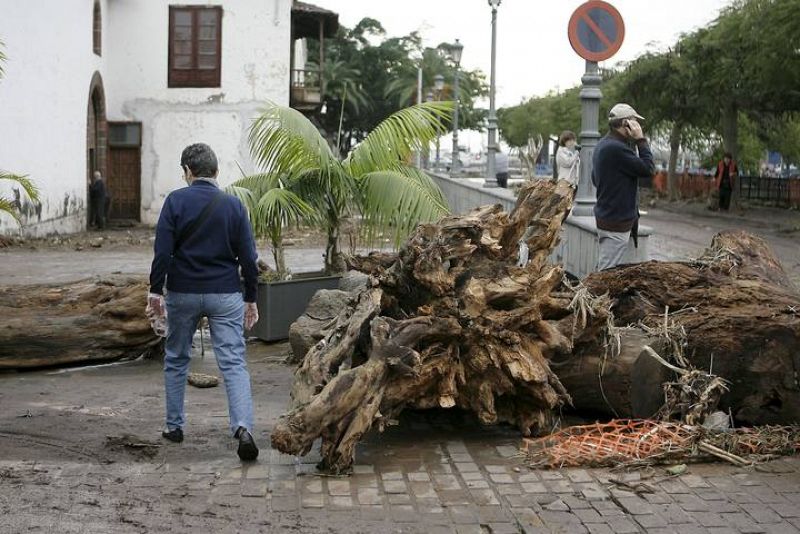 Importantes destrozos por las lluvias en Canarias