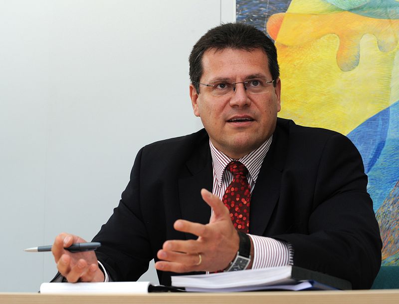 Maros Sefcovic, Vicepresidente y Comisario de Relaciones Interinstitucionales y Administración.