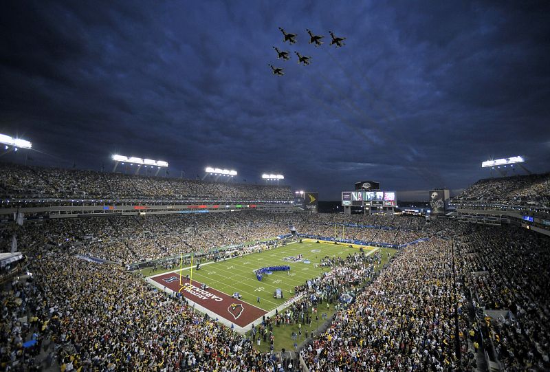 El estadio de Tampa verá pasar de nuevo a los cazas de la U.S .Air Force antes del comienzo de la Super Bowl.