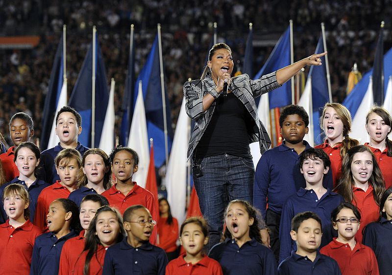 Queen Latifah canta America The Beautiful