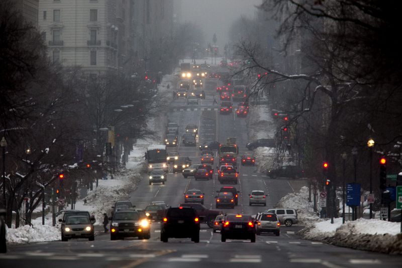 NUEVAS TORMENTAS DE NIEVE SOBRE WASHINGTON, DC, (EEUU)