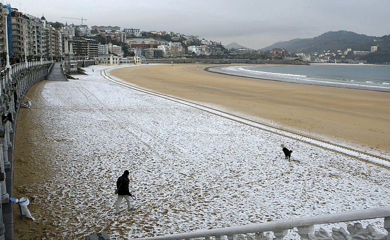 NIEVE EN SAN SEBASTIÁN