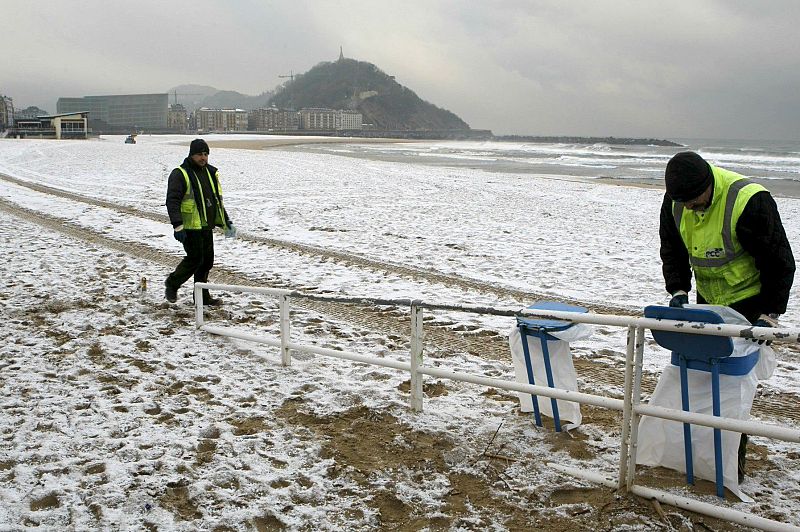 NIEVE EN SAN SEBASTIÁN