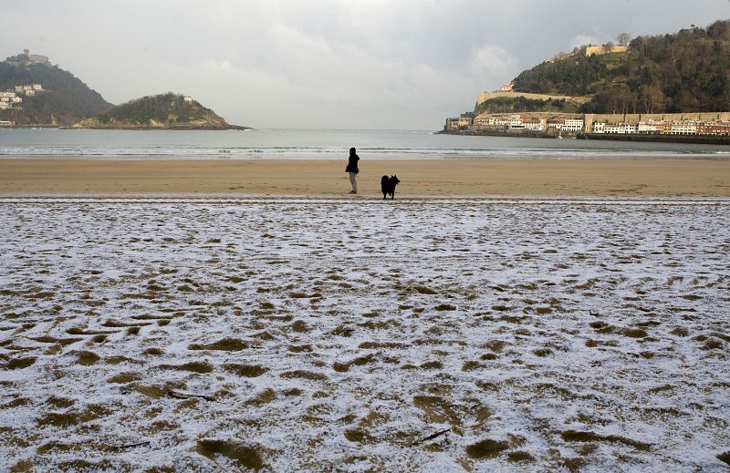 NIEVE EN SAN SEBASTIÁN