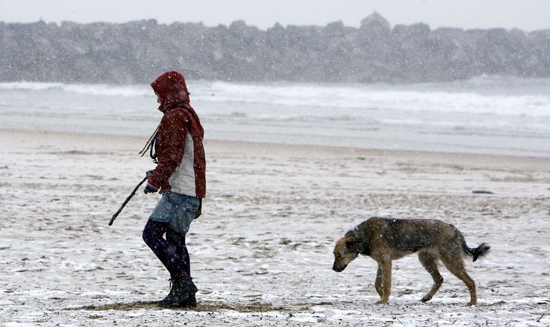 NIEVE EN SAN SEBASTIÁN