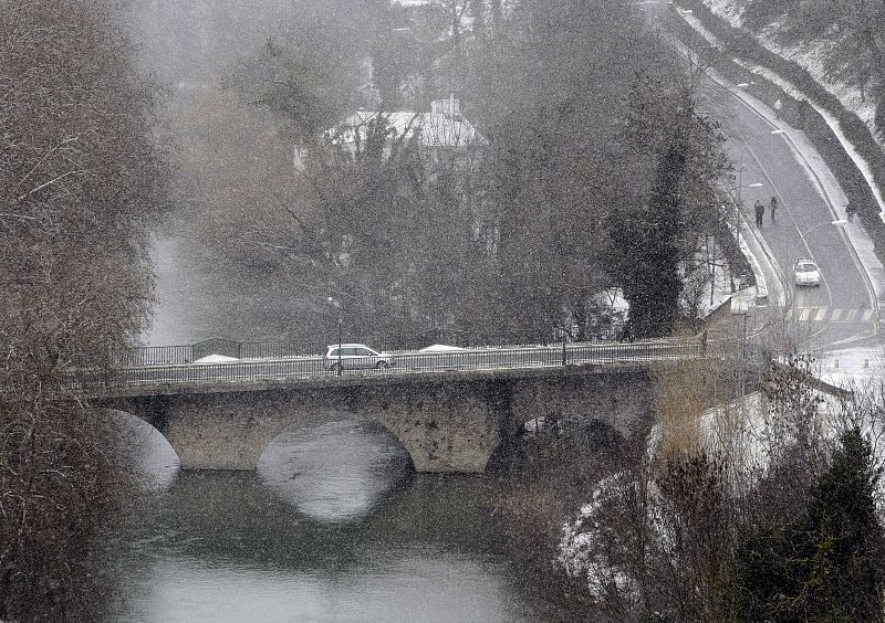 NIEVE EN PAMPLONA