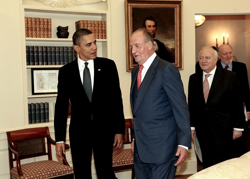 EL PRESIDENTE DE EEUU, BARACK OBAMA, RECIBE EN LA CASA BLANCA AL REY DE ESPAÑA