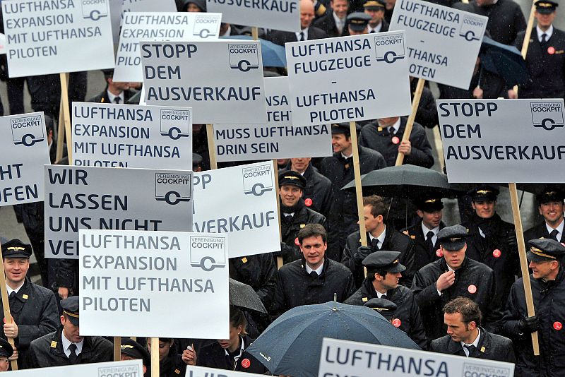 HUELGA DE PILOTOS DE LUFTHANSA