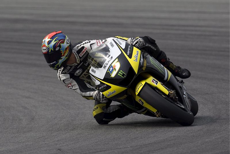 El piloto estadounidense Colin Edwards de Monster Yamaha Tech 3.