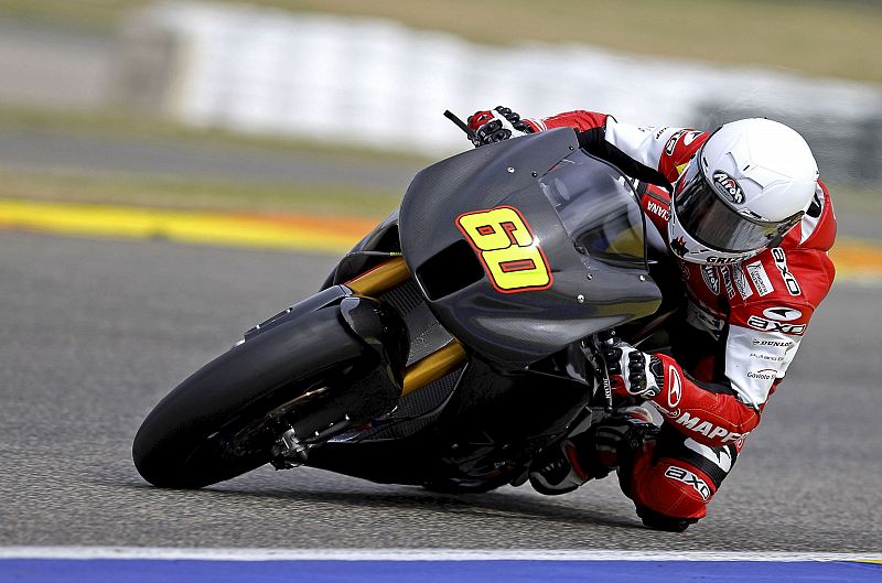 El piloto de Moto2, Julián Simón, del Mapfre Aspar Team.