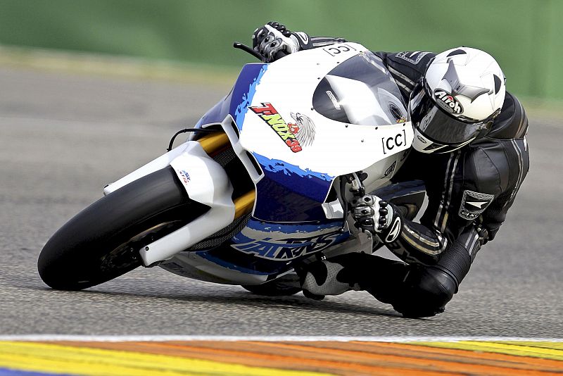 El piloto venezolano de Moto2, Robertino Pietri, del equipo Italtrans STR.