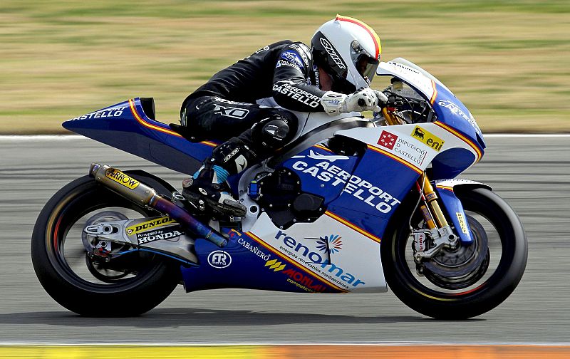 El piloto de Moto2 Álex Debón, del equipo Aeroport de Castelló.