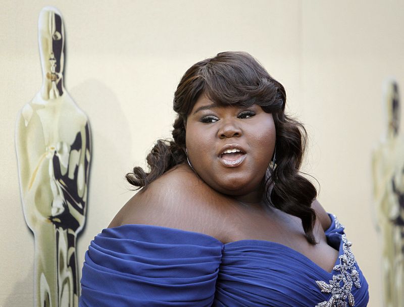 Sidibe, best actress nominee, arrives at the 82nd Academy Awards in Hollywood