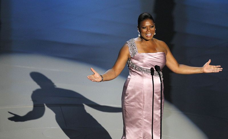 Actress Queen Latifah presents an award during the 82nd Academy Awards in Hollywood
