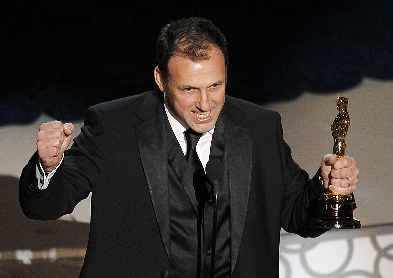 Mauro Fiore accepts the award for best cinematography during the 82nd Academy Awards in Hollywood