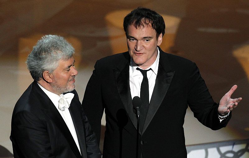 Pedro Almodovar and Quentin Tarantino present award during the 82nd Academy Awards in Hollywood