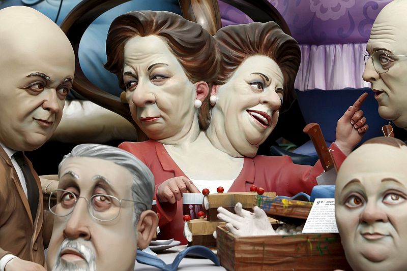 Políticos en las Fallas 2010