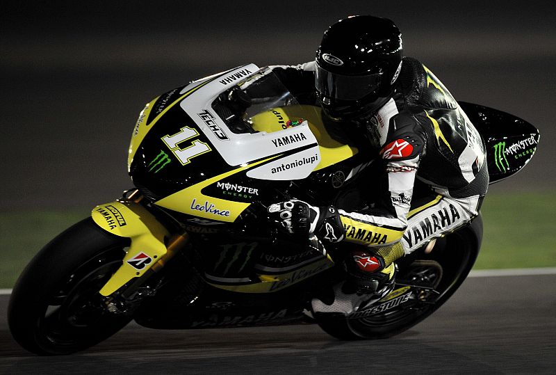 El piloto de MotoGP del equipo Monster Yamaha Tech 3, el estadounidense Ben Spies.
