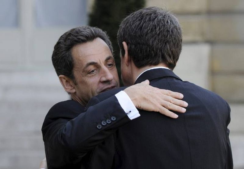 RUEDA DE PRENSA DE SARKOZY Y ZAPATERO