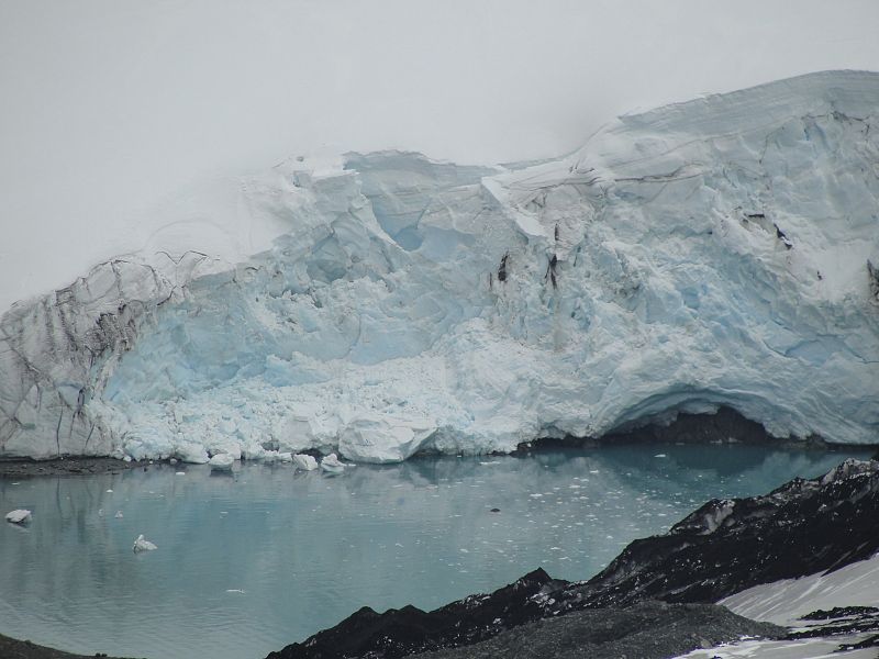 Subiendo al glaciar Johnson