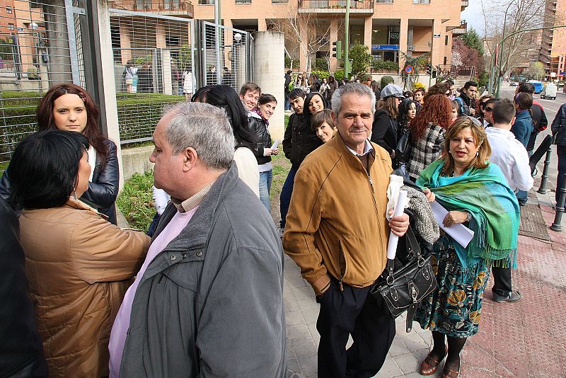 Algunos candidatos acompañados de familiares.