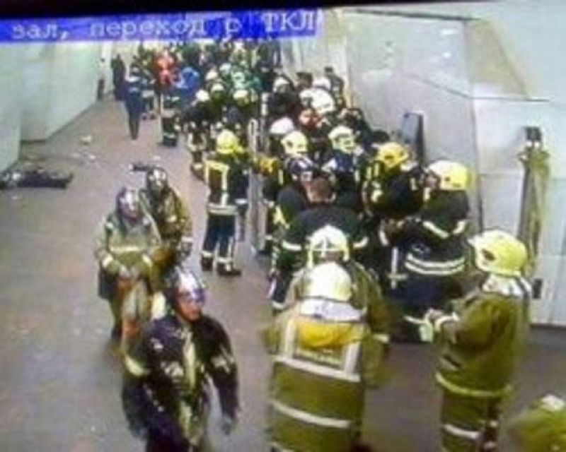 Interior del metro de Moscú