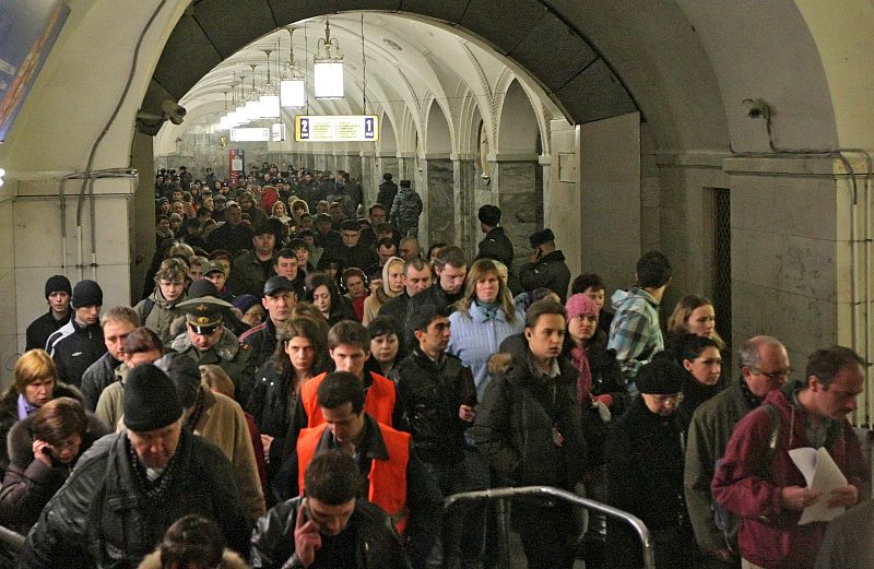 EXPOSIÓN EN EL METRO DE MOSCÚ