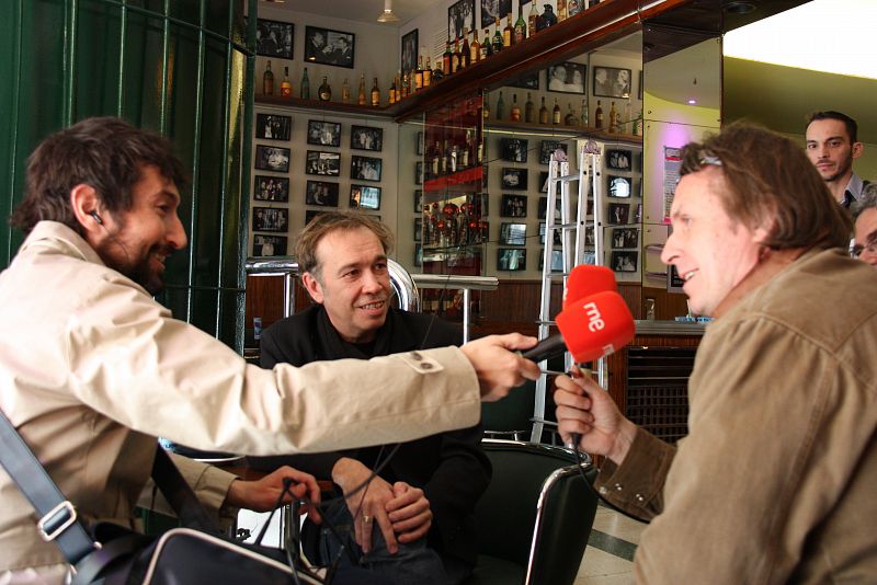 Toni Garrido, Nacho García Vega y Tom Kallene.