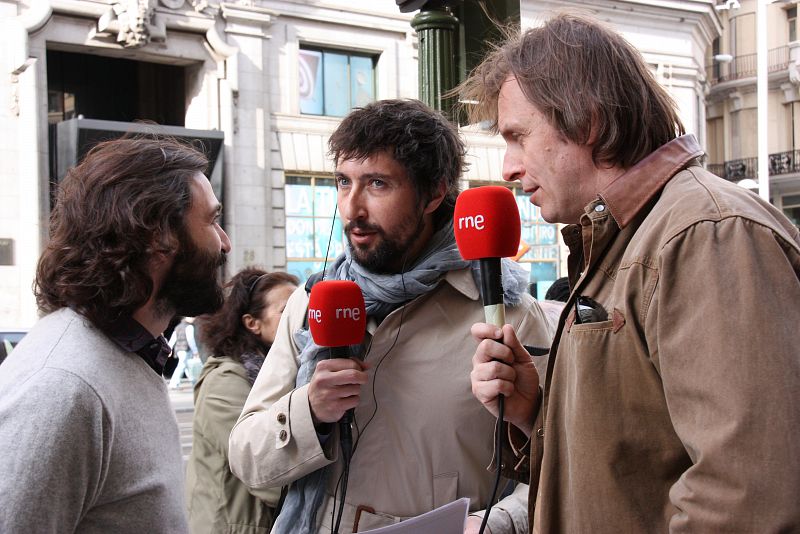 Con los hermanos Alcázar.